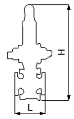 Dimensional drawing：GD-4R