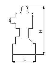 Dimensional drawing：DP-10CD