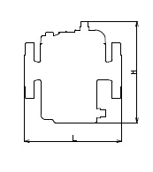 Dimensional drawing：TB-20/20F